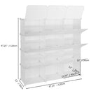 GAOMON 7-tier 21-grid Storage Shoe Cabinet Shoe Rack Organizer