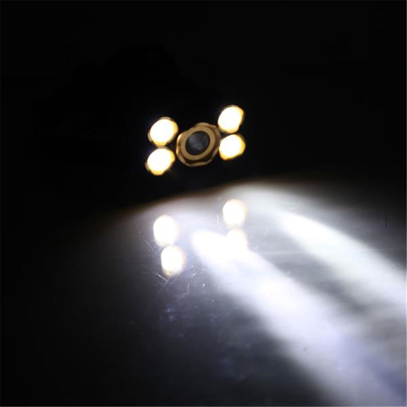 GAOMON 90 Degree Adjustable Rechargeable Headlamp Flashlight Black