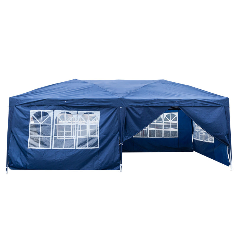 GAOMON 3x6m 4 Window Practical Waterproof Folding Tent Sunscreen Windproof Easy Set up Large Family Tents