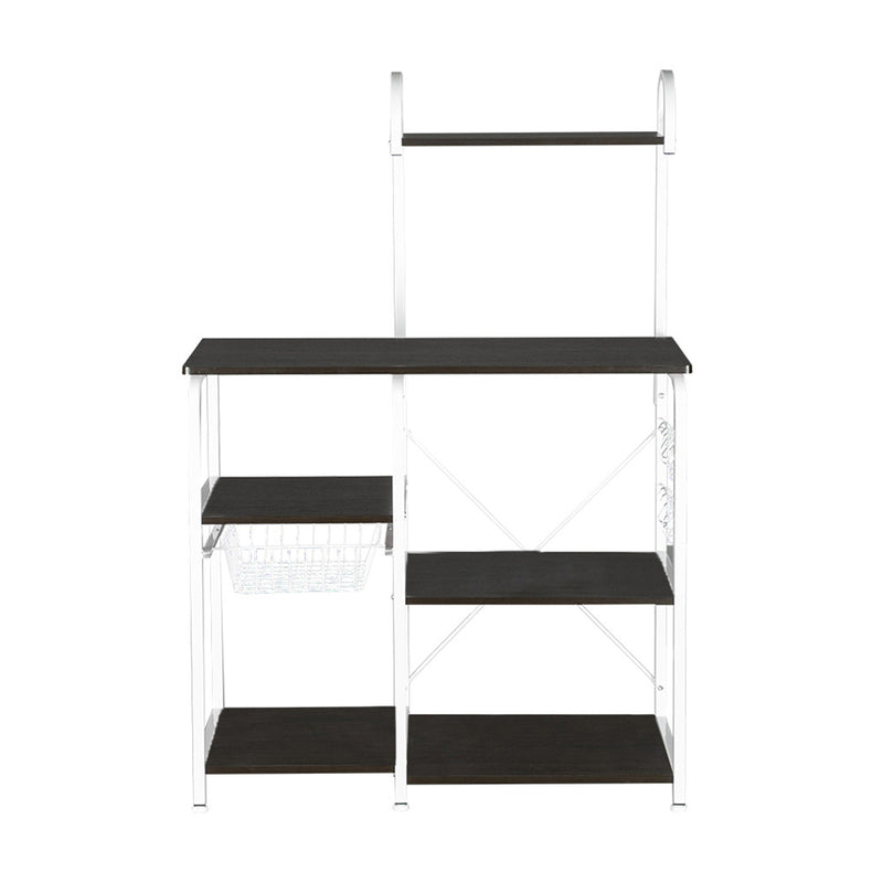 GAOMON 4-layer Microwave Oven Rack Kitchen Organizer Dark Brown