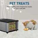 GAOMON Food Dehydrator 360 Degree Airflow Adjustable Dryer Grey