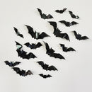 GAOMON 160PCS Halloween Bat Print Wall  Stickers Household Room Decoration
