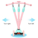 GAOMON Toddlers Scooter Non-foldable 3-speed Adjustment Scooter Blue Pink