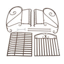 GAOMON Iron Bent Armrest Single Rocking Chair Simple Classic Lightweight Chair