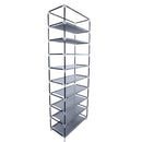 GAOMON 10-layer Shoe Rack Room-Saving Shoe Cabinet Purple