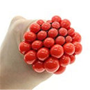GAOMON Soft Rubber Grape Ball Funny Relief Soothing Fidgets Toy Vent Toy Red