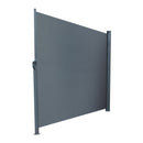 GAOMON 1.6x3m Side Pull Shed Instant Canopy Sunshade Wall Anti Peeping Dark Gray