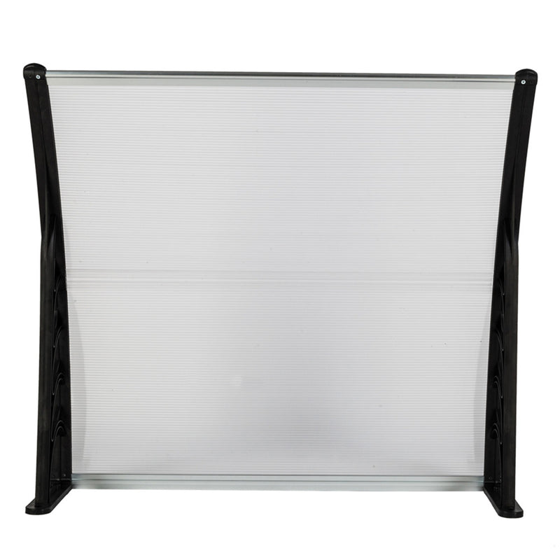 GAOMON Eaves Canopy 100*100 Roof Canopy Mini Rain Sun Shelter for Household Door Window