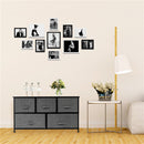 GAOMON 2-layer Dresser 5-Drawer Storage Rack Household Organizer Furniture Dark Grey