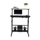 GAOMON Standing Lifting Computer Table Height Adjustable Laptop Desk Black