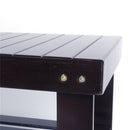 GAOMON 3 Tiers Bamboo Stool Shoe Rack Household Shoe Organizer 90cm Brown