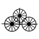 GAOMON 3-tierd Flower Pot Stand Lacquer Painted Metal Black