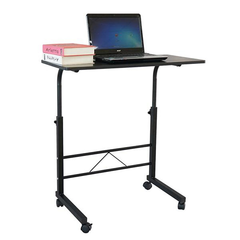 GAOMON Side Table Height Adjustable Coffee Snack Table Black