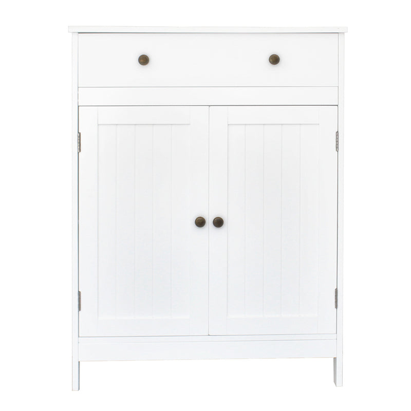 GAOMON Mdf Bathroom Cabinet with 2 Door Drawer Space-Saving Storage Cabinet