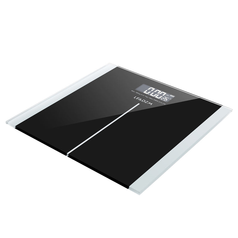 GAOMON Weight Scale 180kg 6mm Thickness Square 28*28cm Black