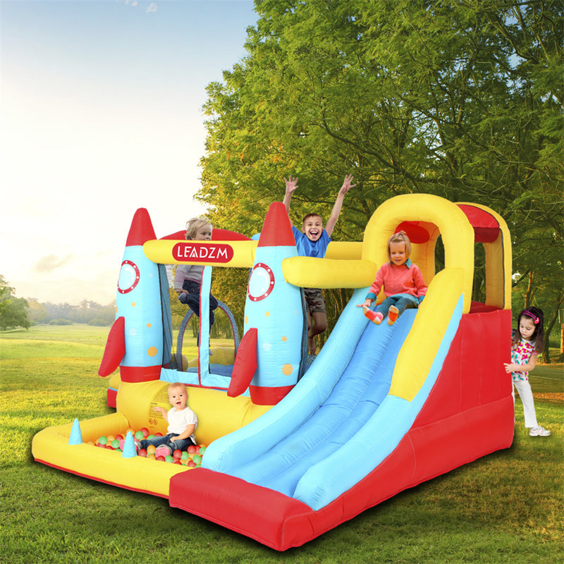 GAOMON Inflatable Bouncer with Air Blower Colorful