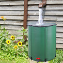GAOMON 500d 50 Gallon Folding Rain Barrel Foldable Rain Bucket Green