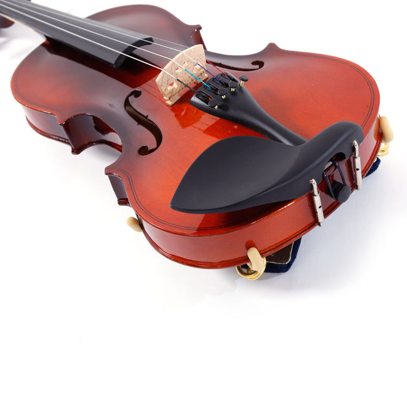 GAOMON Gv100 1/8 Solid Wood Natural Acoustic Violin Bow Rosin Strings Shoulder Rest Kit