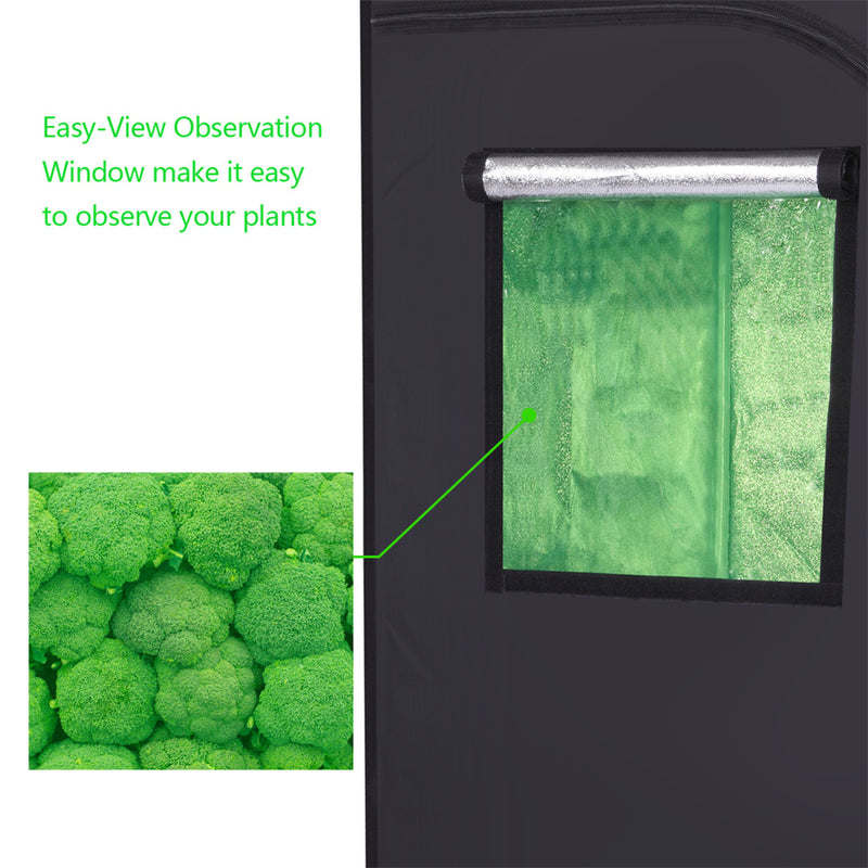 GAOMON 90x90x180cm Household Plant Growing Tent with Observation Window Convenient Hydroponic Shed