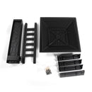 GAOMON 32inch Portable Square Fire Bowl Lightweight Fire Pit