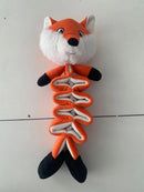 GAOMON Squeaky Plush Toys Cute Fox-Shaped Elastic Chewing Toys
