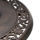 GAOMON Round Dining Table Easy To Assemble Table 81x81x104cm Bronze