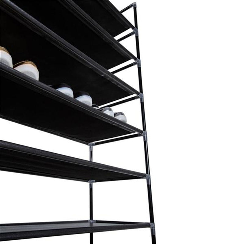 GAOMON 10 Tiers Shoe Rack Storage Cabinet for 50 Pairs Black
