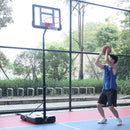 GAOMON Portable Removable Basketball Circle Adjustable Height 210-260cm Black