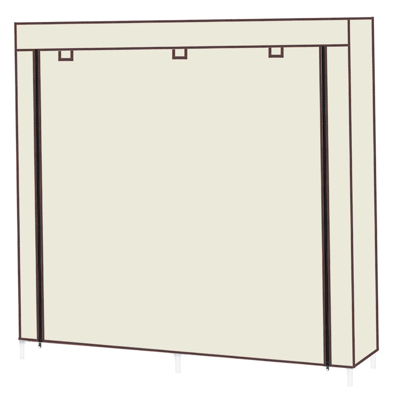 GAOMON 7 Layers 14 Grids Shoe Rack Portable Shoe Cabinet Beige
