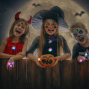 GAOMON 54pcs Halloween Light Up Rings Toys