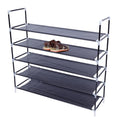 GAOMON 5-layer Shoe Rack 100cm Super Wide Extra Large Black