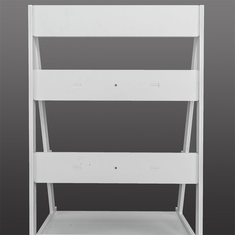 GAOMON 4-tier Plant Stands Ladder Style Waterproof Corner Plant Shelf White