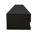 GAOMON TV Stand with Colorful Light Strip Wall-mounted TV Cabinet Black