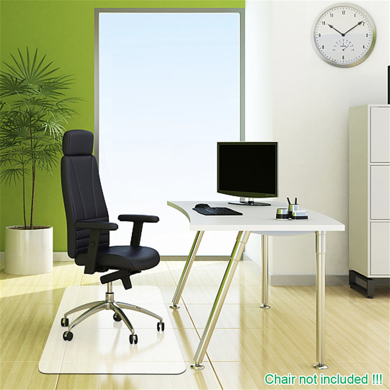 GAOMON Rectangle Protective Mat Home-Use Transparent Non-slip Chair Pad 90x120x0.2cm