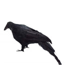 GAOMON 2pc Black Feathered Crow Extra Large Handmade Realistic Shape Birds For Halloween