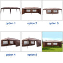 GAOMON 4 Sides Dark Coffee Color 2 Windows Right-angle Foldable Dark Brown