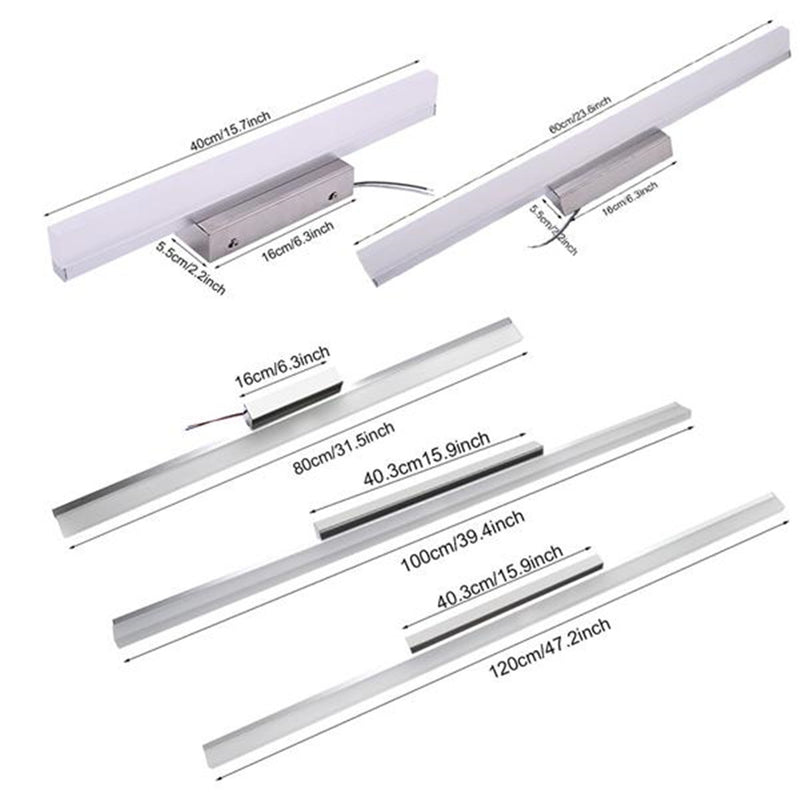 GAOMON 12W 80cm Led Modern Vanity Light for Bathroom White