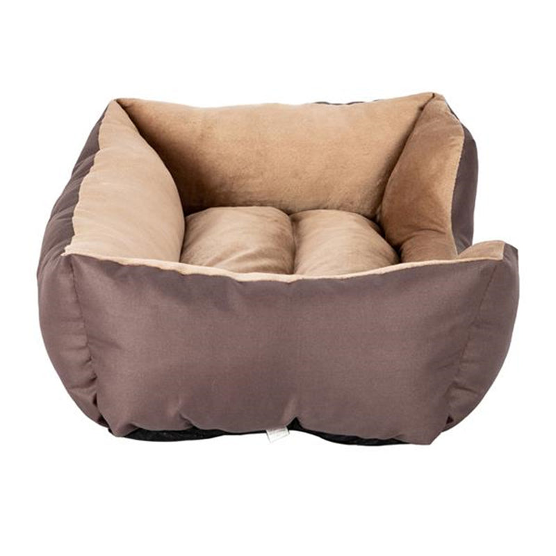 GAOMON 28" Pet Mat Kennel For Pet Cat Dog Non-slip Bottom Brown