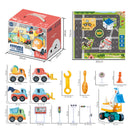 GAOMON City Traffic Road Scene Toy Set Diy Disassembly Assembly Vehicle