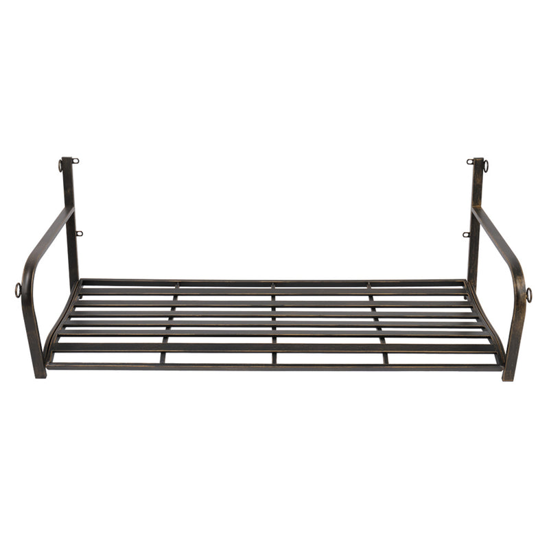 GAOMON Flat Iron Tube Double Swing Chair with Back Thin Line