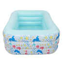 GAOMON Inflatable Pool Three-layer Airbag Children Play Pool 210*140*60cm Blue