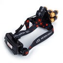 GAOMON 90 Degree Adjustable Rechargeable Headlamp Flashlight Black