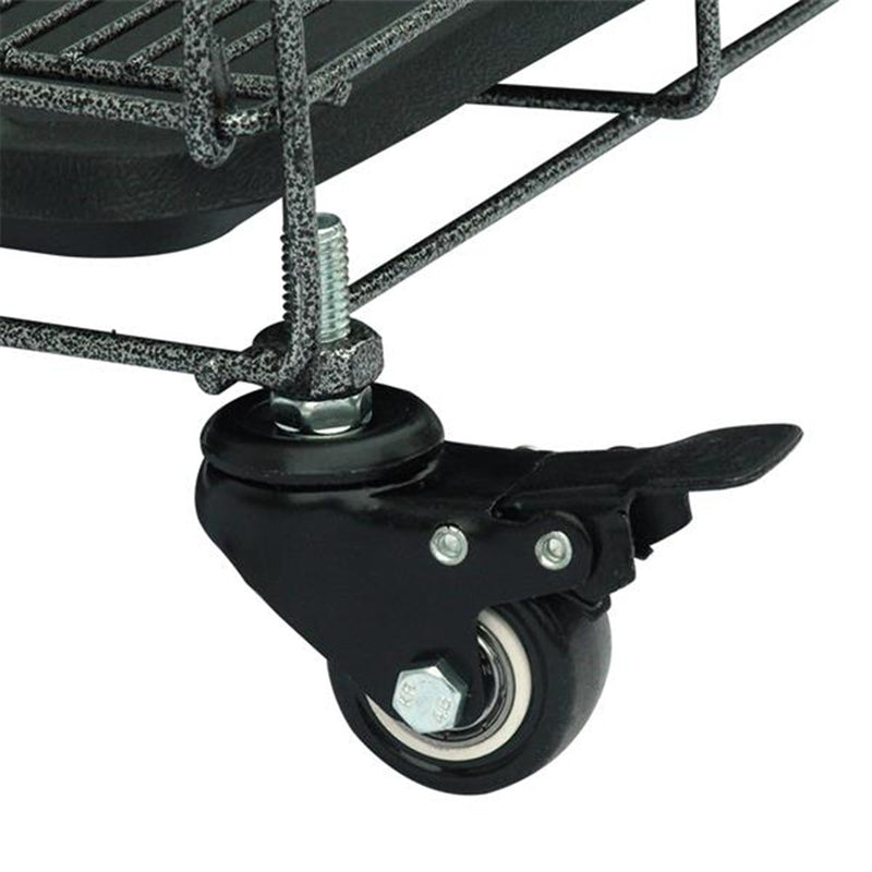 GAOMON Pet Wire Cage Folding Game Fence Portability Cat Nest with Climbing Ladder Silver