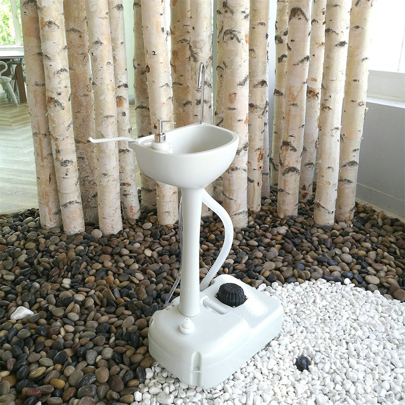 GAOMON Outdoor Wash Basin Portable Removable Outdoor Sink Vanity Sink Equipped