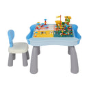 GAOMON Kids Activity Table Set Building Block Table with Chair