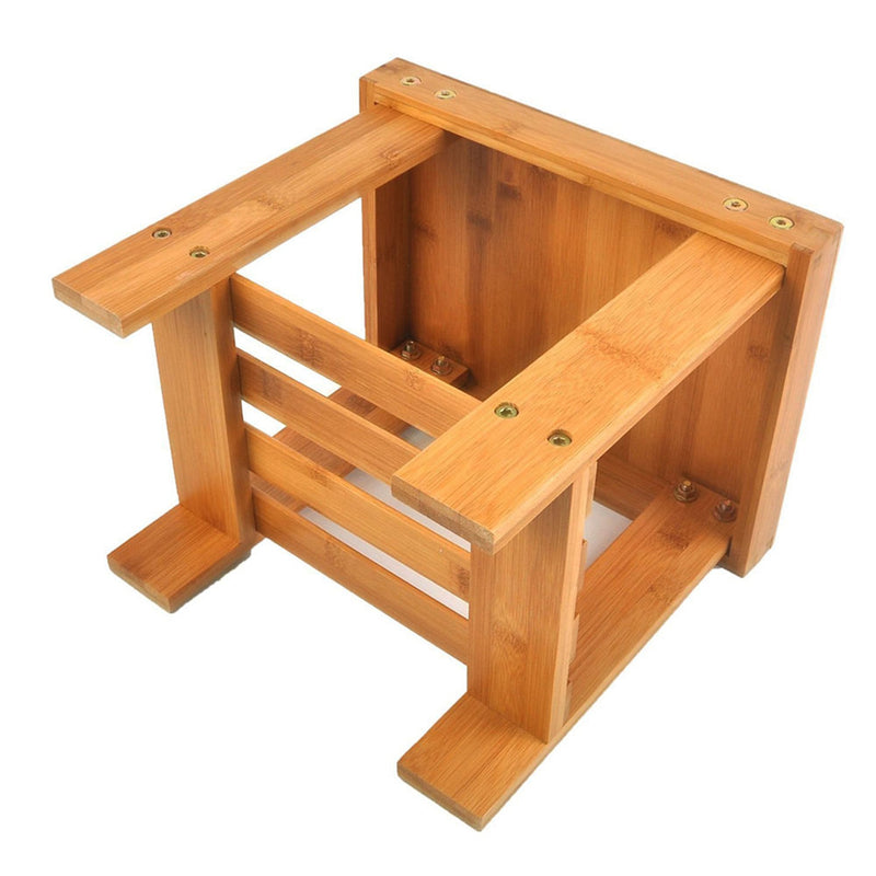 GAOMON Children Stool Step Stool for Kids Household Seat Wood Color
