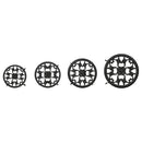 GAOMON 4pcs Round Ironwork Plant Stand Corner Plant Shelf Racks