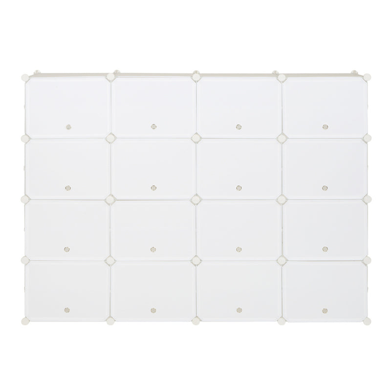 GAOMON DIY Deformable Shoe Rack Shelf Storage Organizer 162x32x162cm 4 Rows 8-Tier 32 Grids