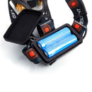 GAOMON 90 Degree Adjustable Rechargeable Headlamp Flashlight Black