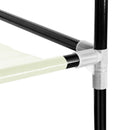 GAOMON 7 Layers 14 Grids Shoe Rack Portable Shoe Cabinet Beige